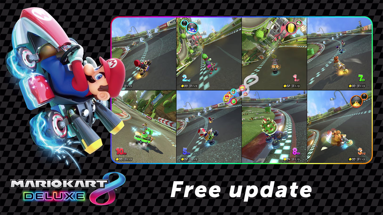 Mario Kart 8 Deluxe Refuses to Die, Gets a Switch 2 Enhancement Update