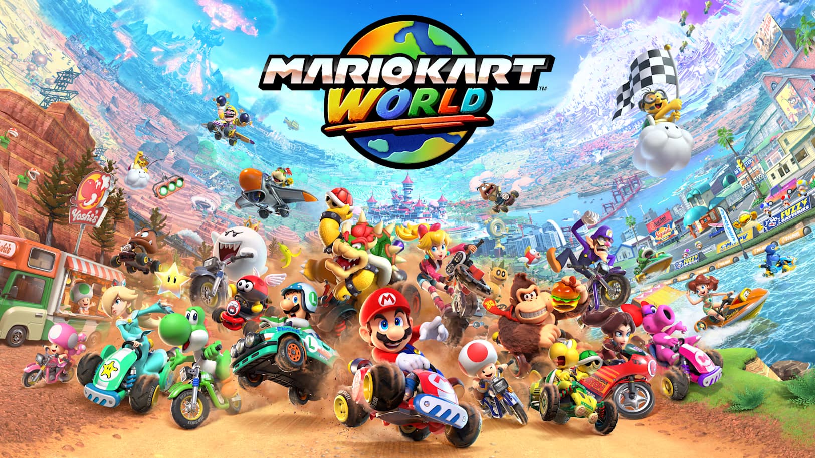 Mario Kart World Receives Two New Knockout Tour Routes