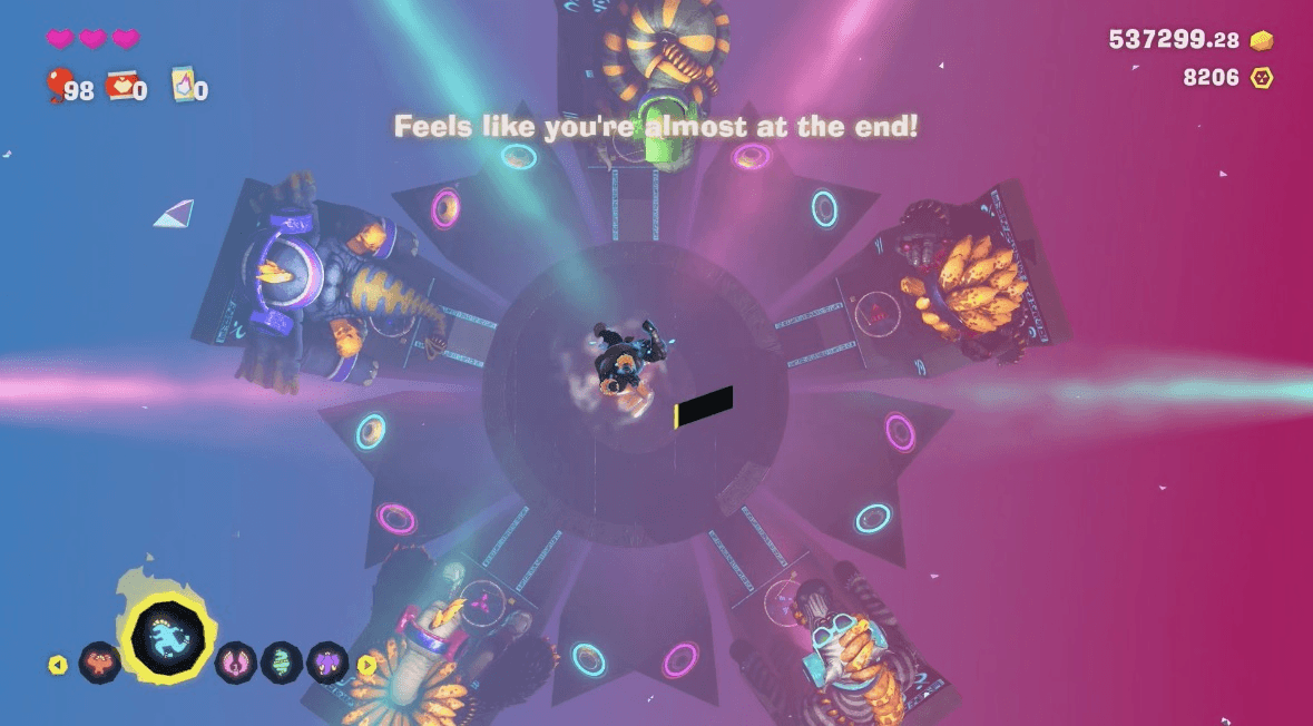 A screenshot of Donkey Kong Bananza, showing me at the end of the Final Rehearsal with no skills unlocked.
